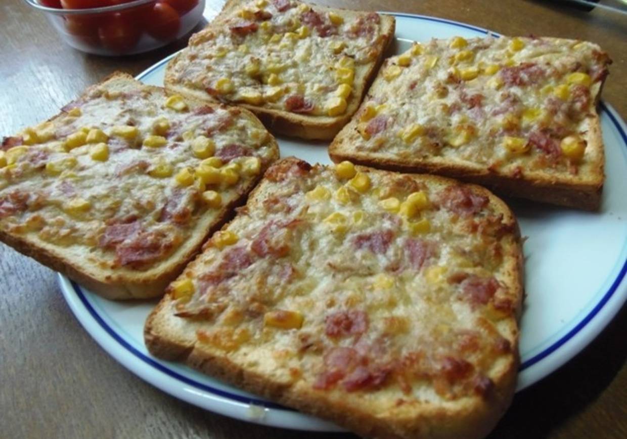 Pizza-Toast Rezept - ichkoche
