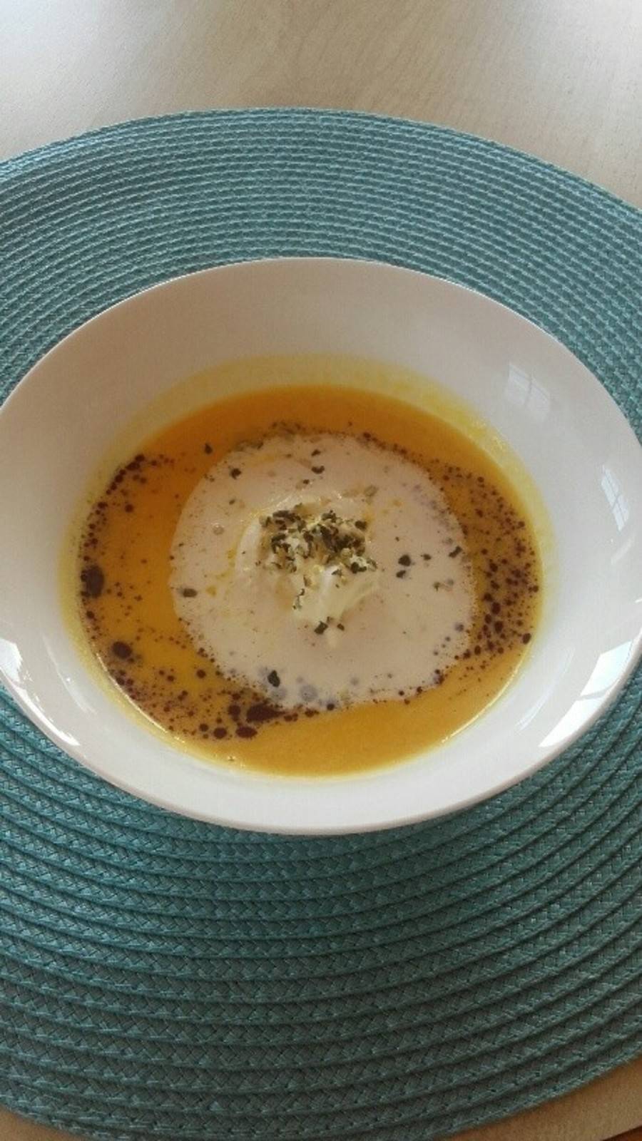 Kürbiscremesuppe