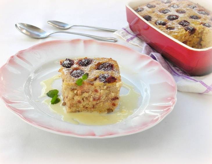 Aromatischer Reisauflauf mit Kirschen Aromatischer Reisauflauf mit Kirschen