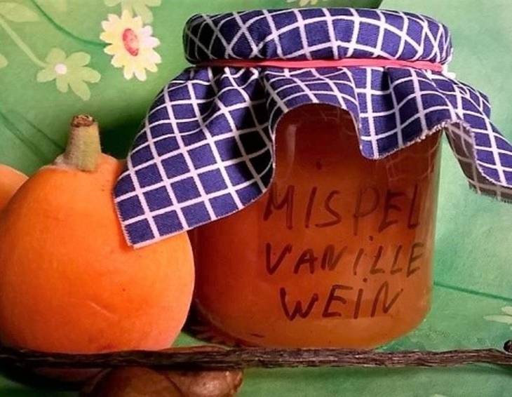 Mispel-Marmelade mit Wein