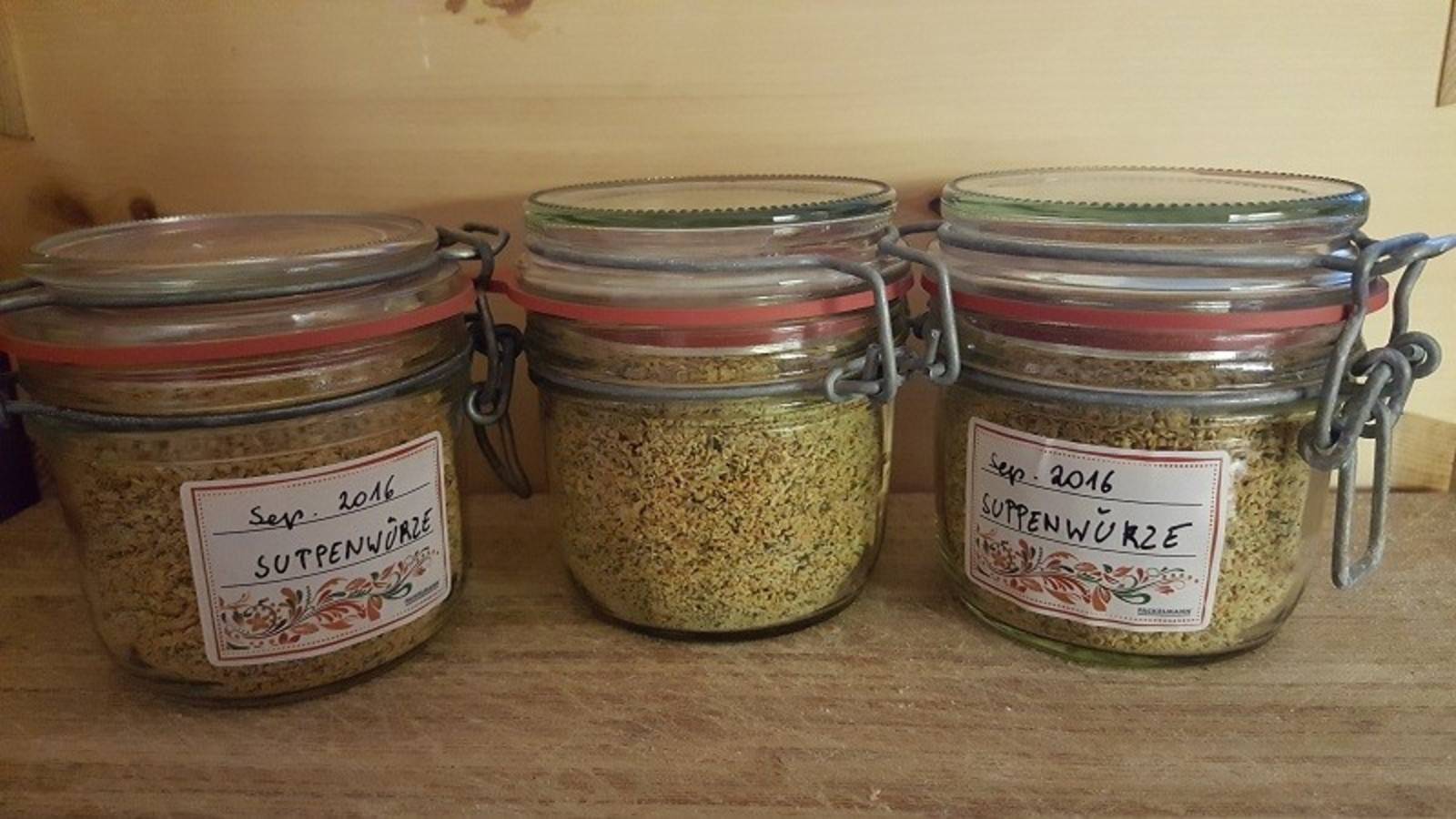 Selbstgemachtes Suppenpulver