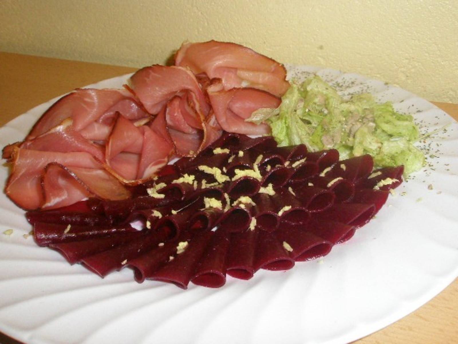 Rote Rüben Carpaccio