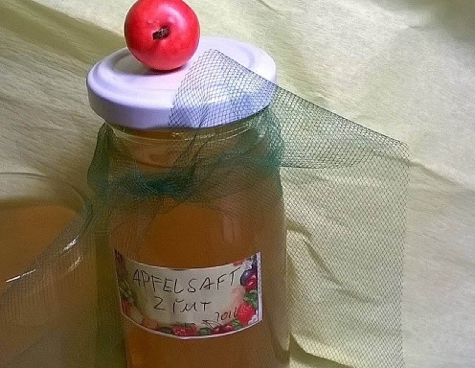 Hausgemachter Apfel-Zimt-Saft