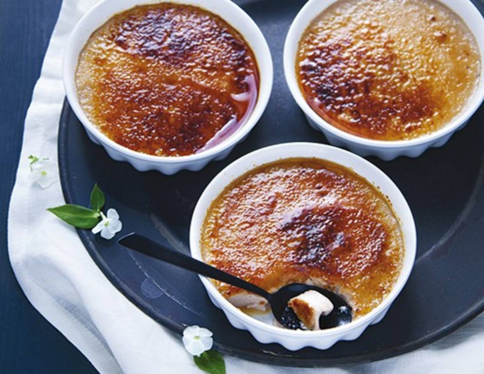 Crème brûlée mit Maronencreme