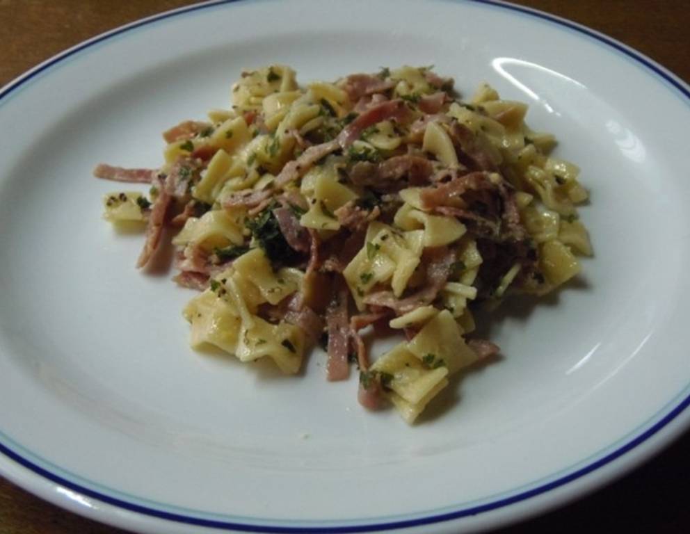 Schinkenrahmfleckerl Schinkenrahmfleckerl