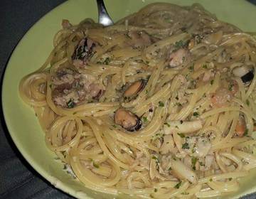 Spaghetti mit Muscheln