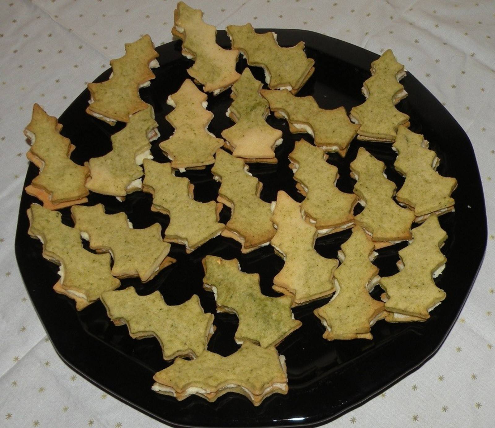 Matchabäumchen Kekse