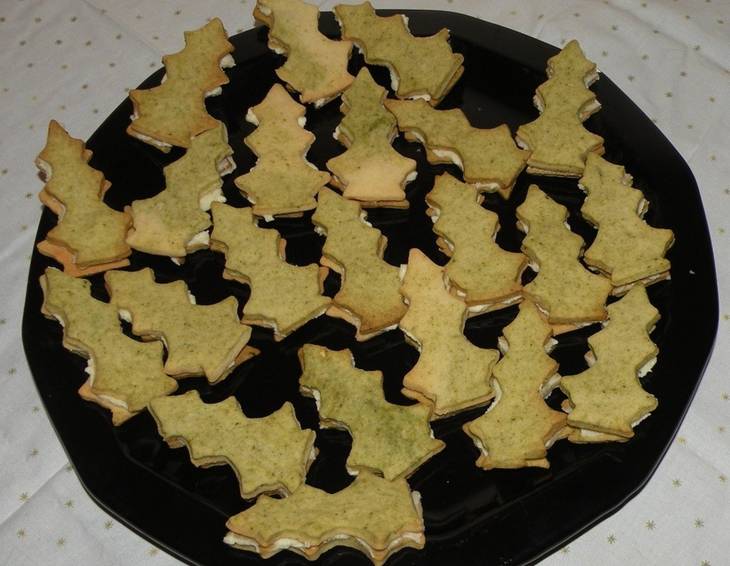 Matchabäumchen Kekse
