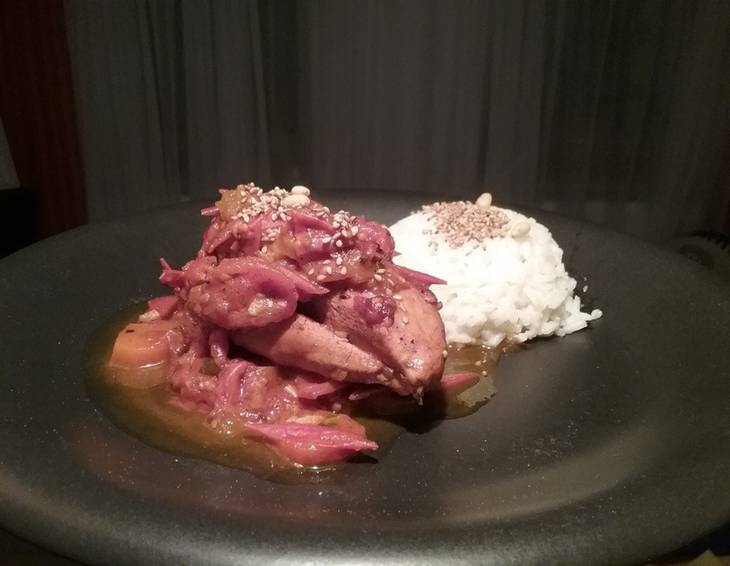 Kaninchen mit Sesam (Westafrika) Kaninchen mit Sesam (Westafrika)