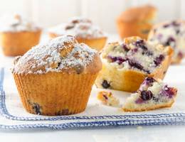 Heidelbeermuffins aus der Heißluftfritteuse Heidelbeermuffins aus der Heißluftfritteuse