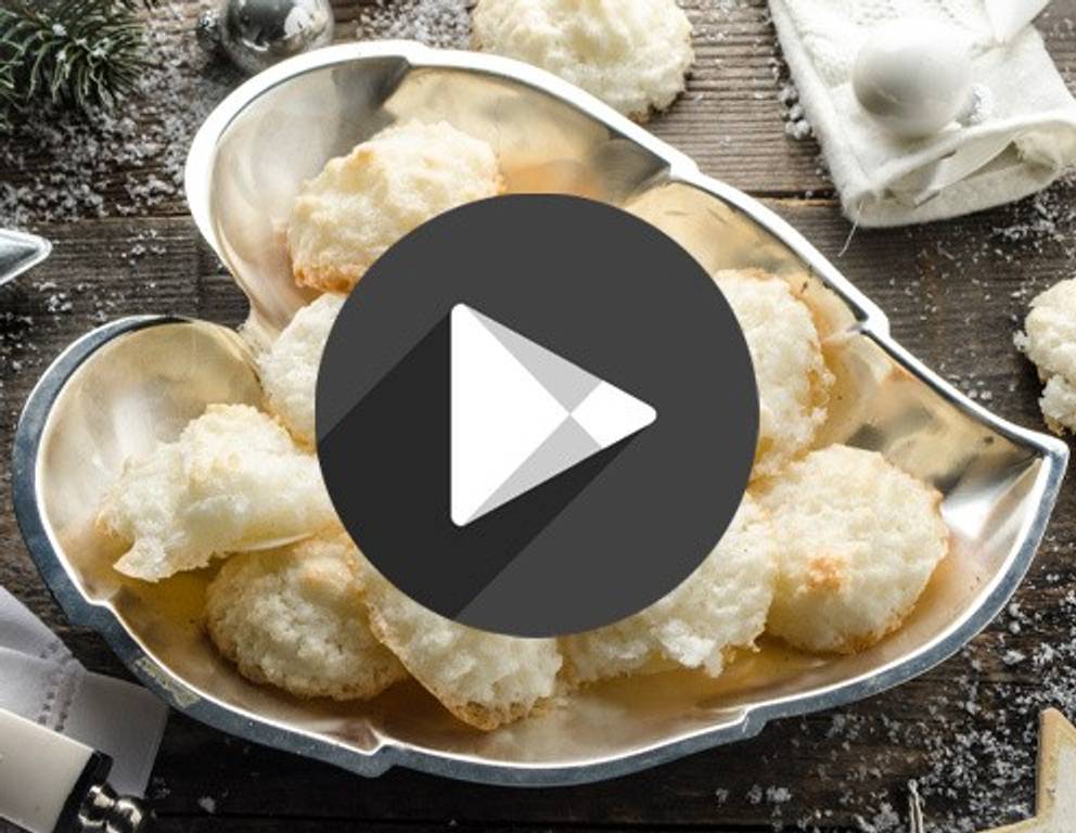 Einfache Kokosbusserl Einfache Kokosbusserl