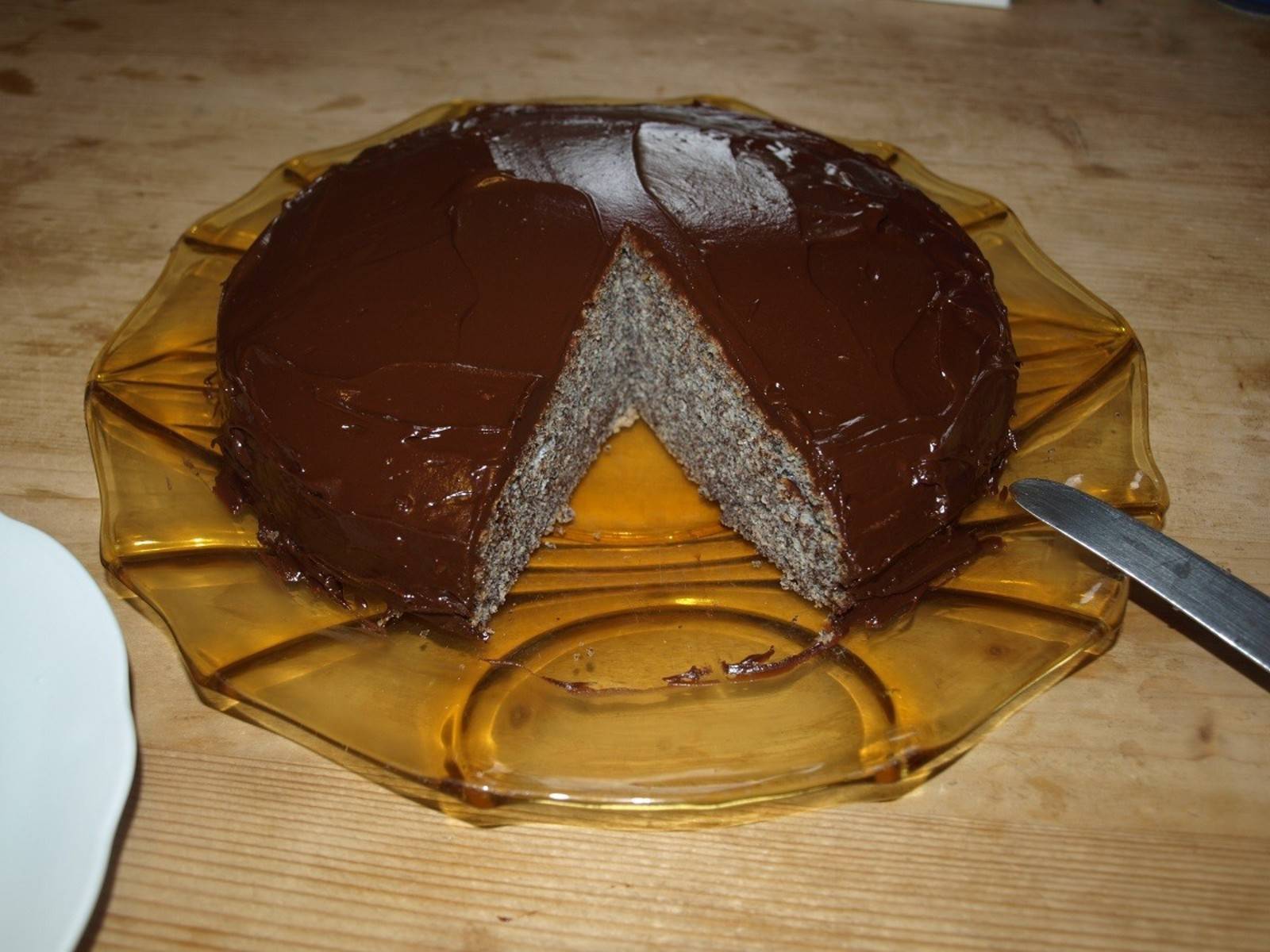 Mohntorte mit Schokoglasur Rezept - ichkoche.ch