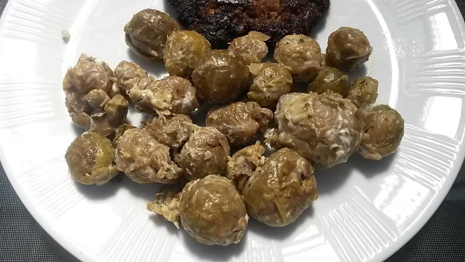 Kohlsprossen mit Frischkäse Rezept - ichkoche.de