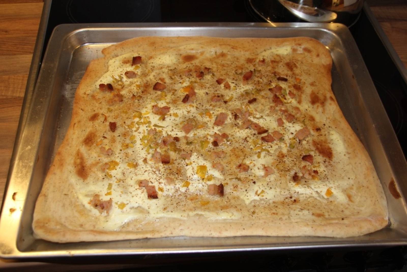 Elsässischer Flammkuchen Rezept - ichkoche.de