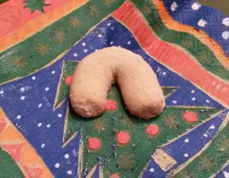 Vanillekipferl mit Mandeln Vanillekipferl mit Mandeln