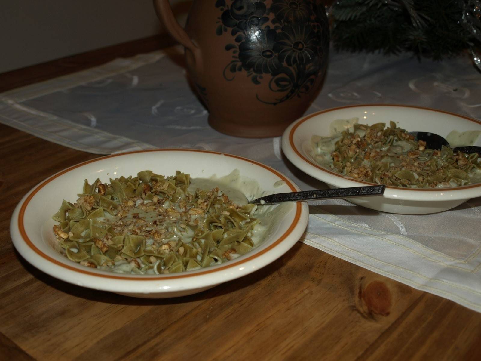 Kürbisfleckerl mit Gorgonzolasauce Rezept - ichkoche.de