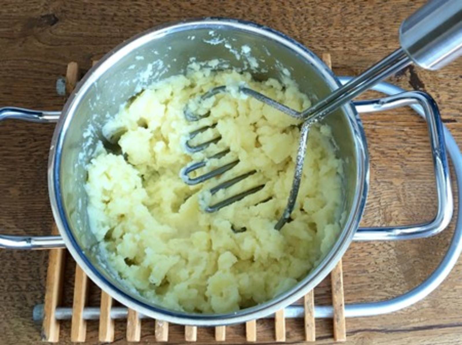 Stampfkartoffeln mit Creme fraiche