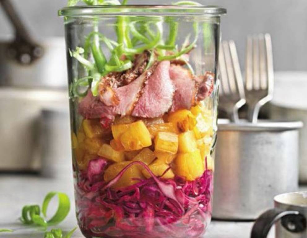 Rotkraut mit Entenbrust Rotkraut mit Entenbrust