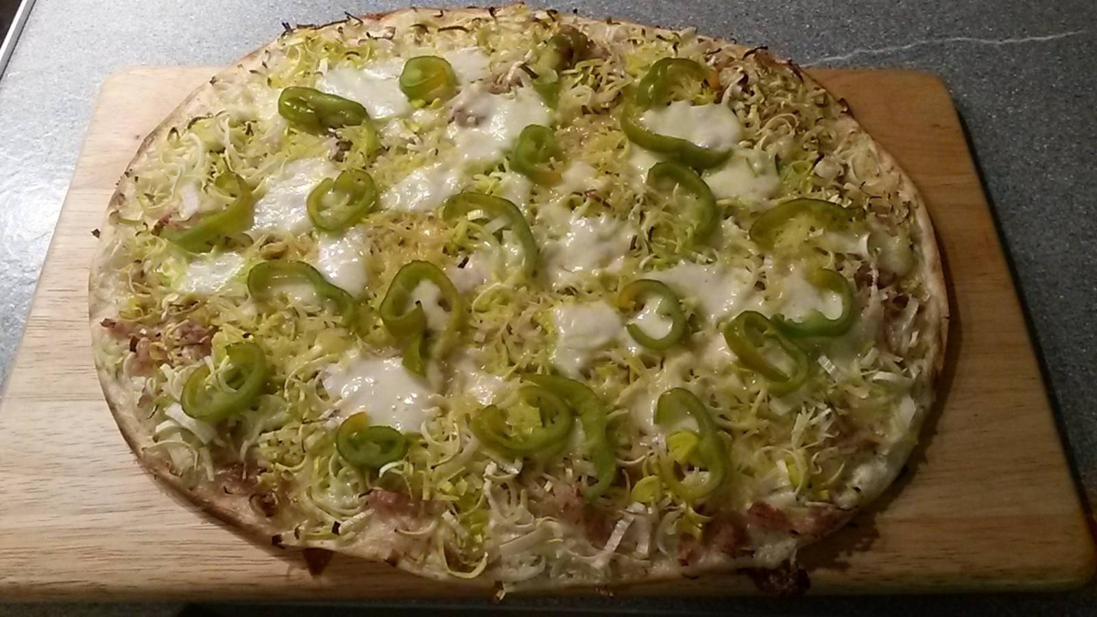 Flammkuchen mit Lauch Rezept - ichkoche.at