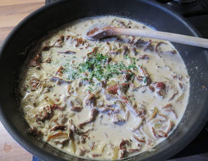 Winterliches Pilzsugo Winterliches Pilzsugo