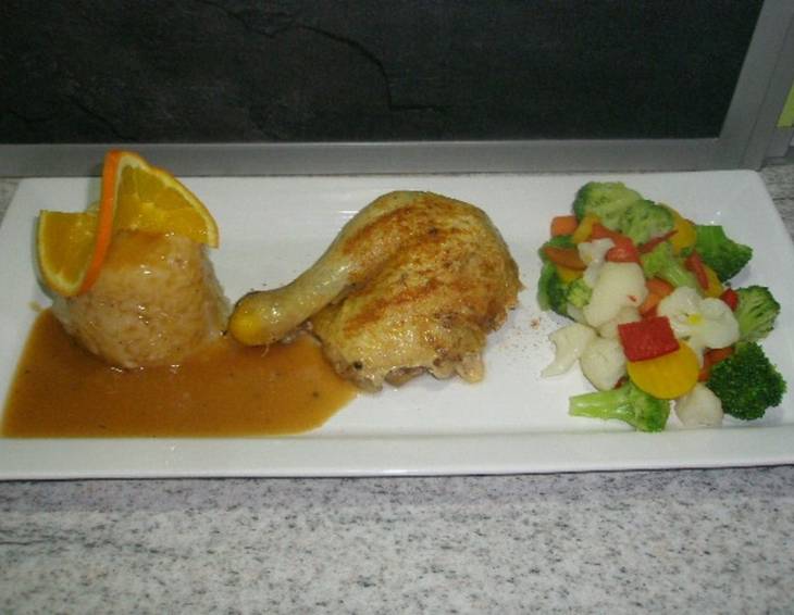 Huhn in Milch mit Zitrone und Salbei Huhn in Milch mit Zitrone und Salbei