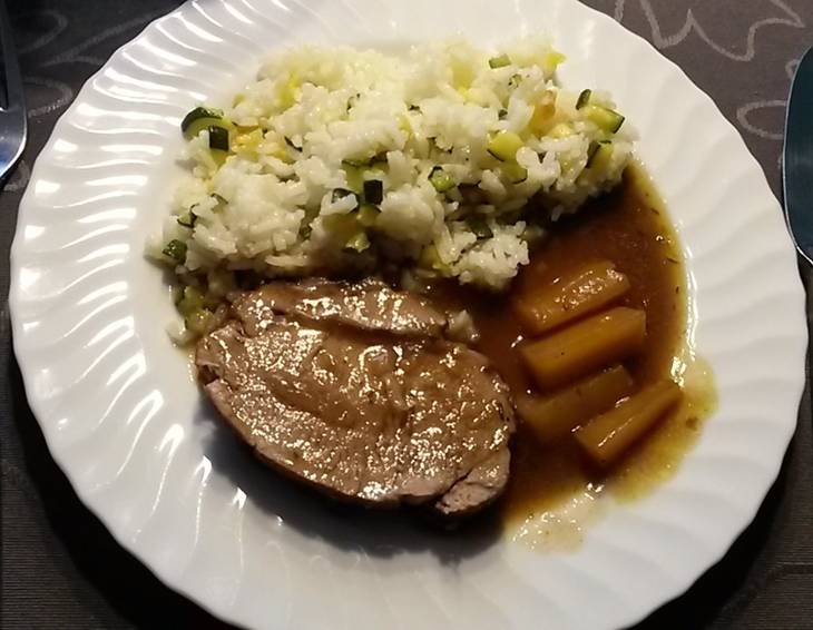 Geschmorter Kalbsbraten