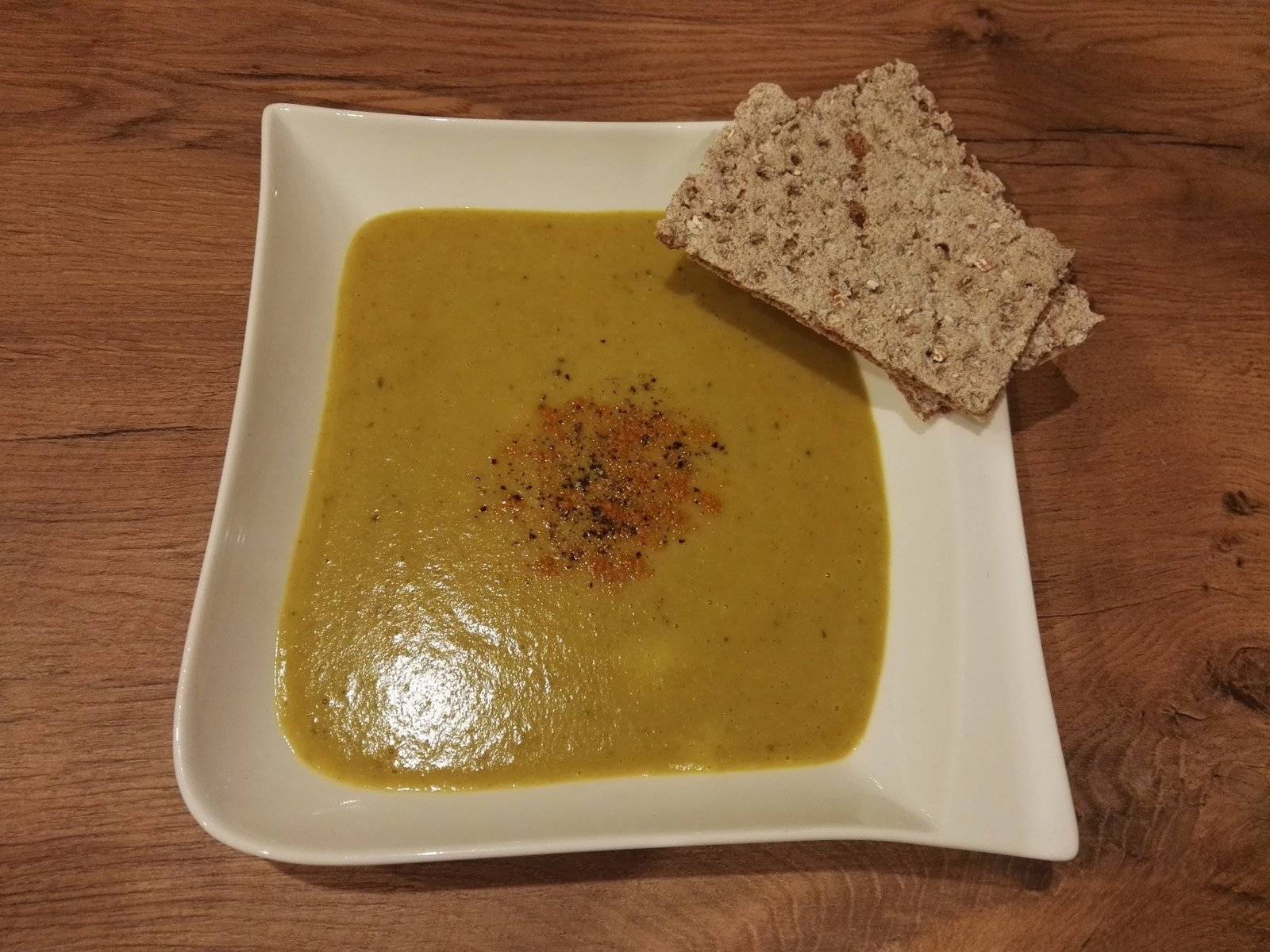 Lauch-Linsen Cremesuppe