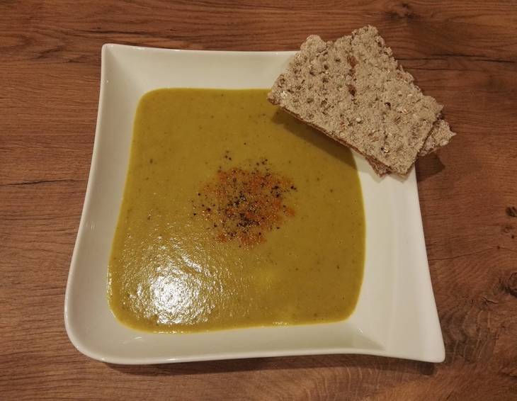 Lauch-Linsen Cremesuppe