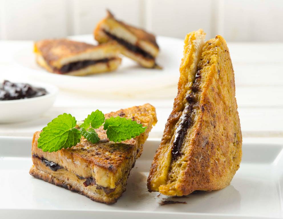 Arme Ritter mit Powidl und Zimt Arme Ritter mit Powidl und Zimt