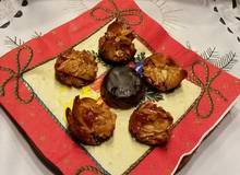 Orangenflorentiner im Förmchen Orangenflorentiner im Förmchen