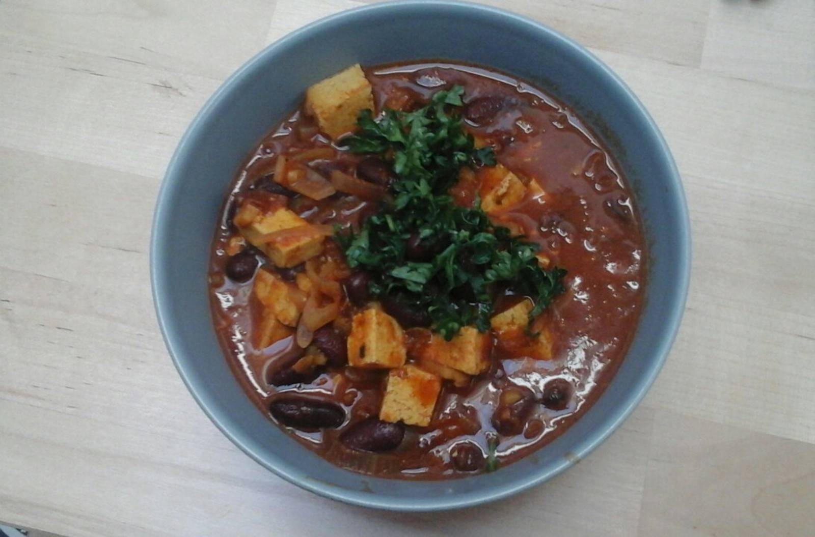 Kidneybohnen Eintopf mit Tofu