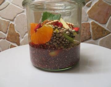 Chia-Blutorangen-Pudding Chia-Blutorangen-Pudding