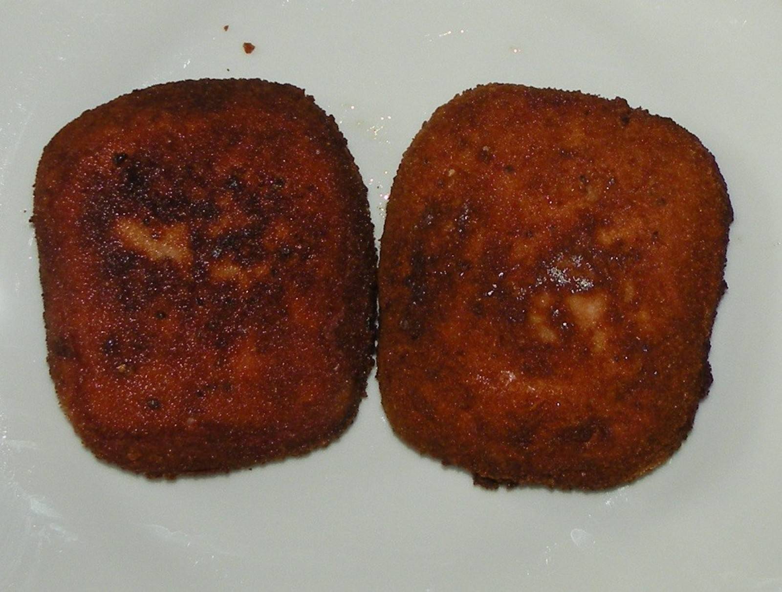 Panierter Leberkäse