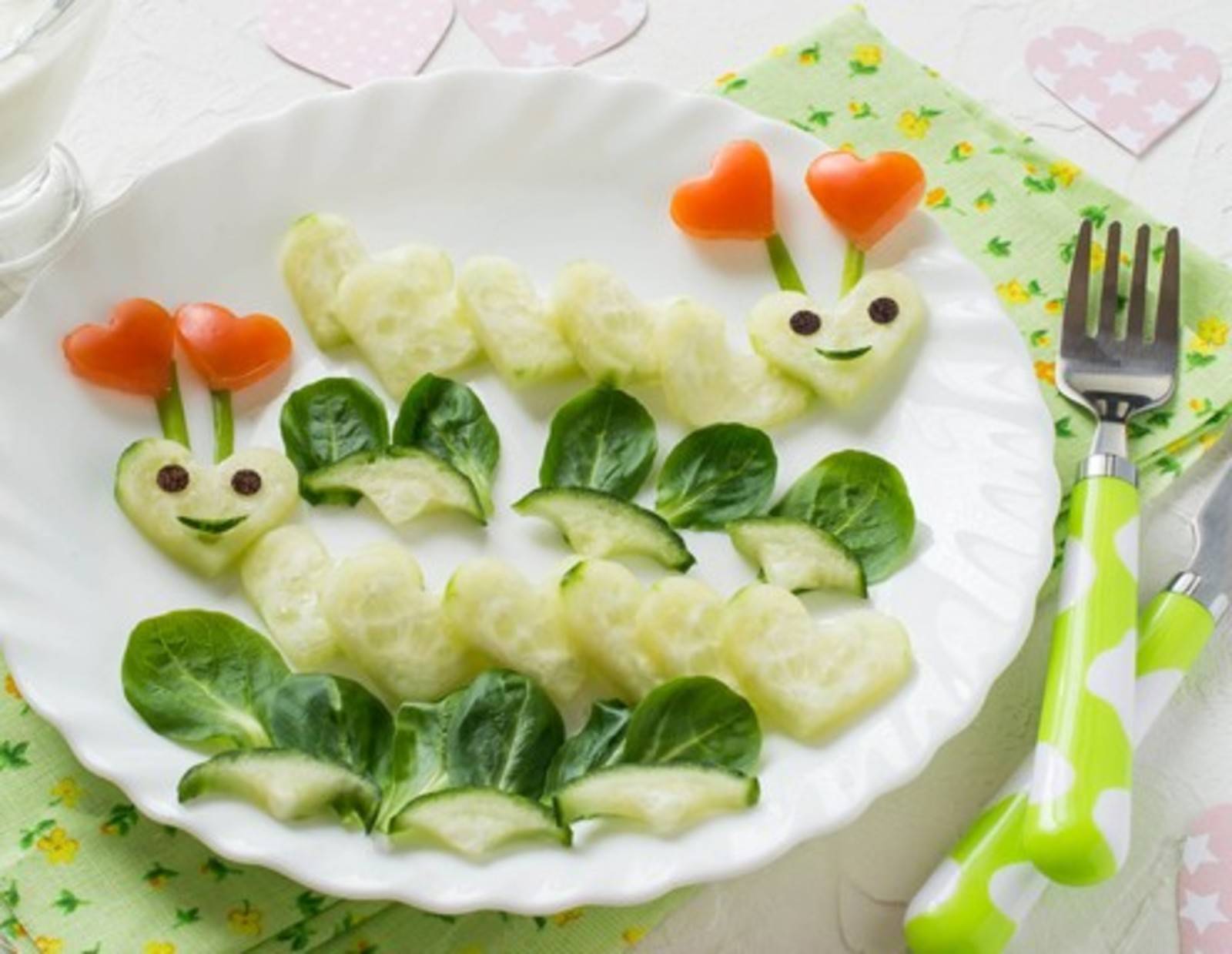 Gemüseteller für Verliebte Rezept
