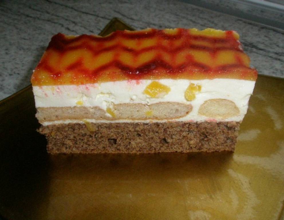 Pfirsich Schokoschnitten Pfirsich Schokoschnitten