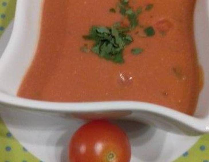 Tomatensauce mit Zíegenfrischkäse