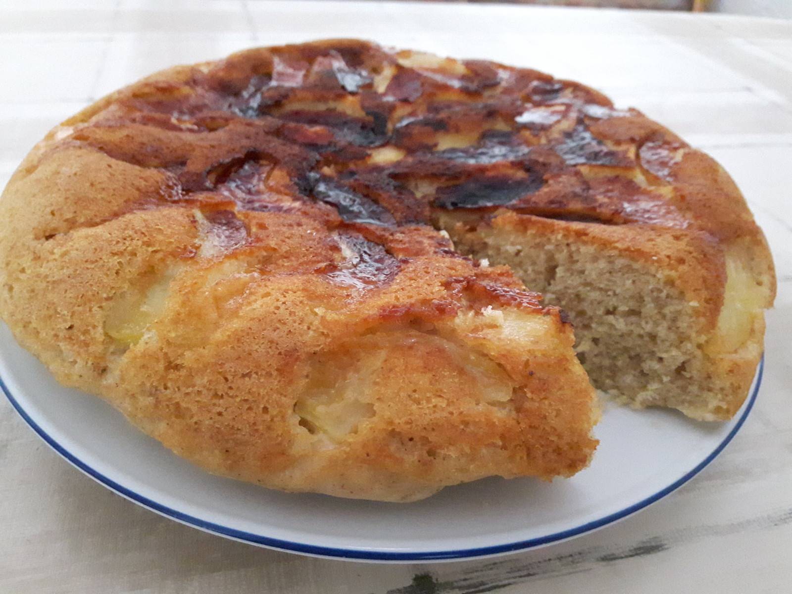 Apfelkuchen aus der Pfanne