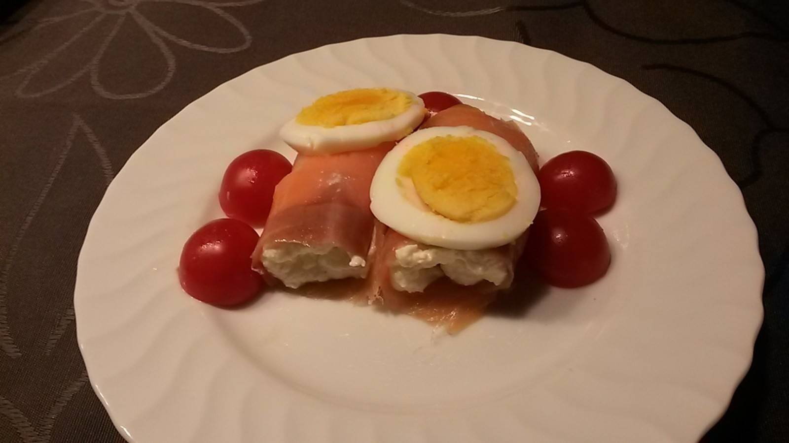 Schinkenrollen mit Frischkäsekren