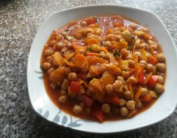 Marokkanischer Kichererbseneintopf Marokkanischer Kichererbseneintopf