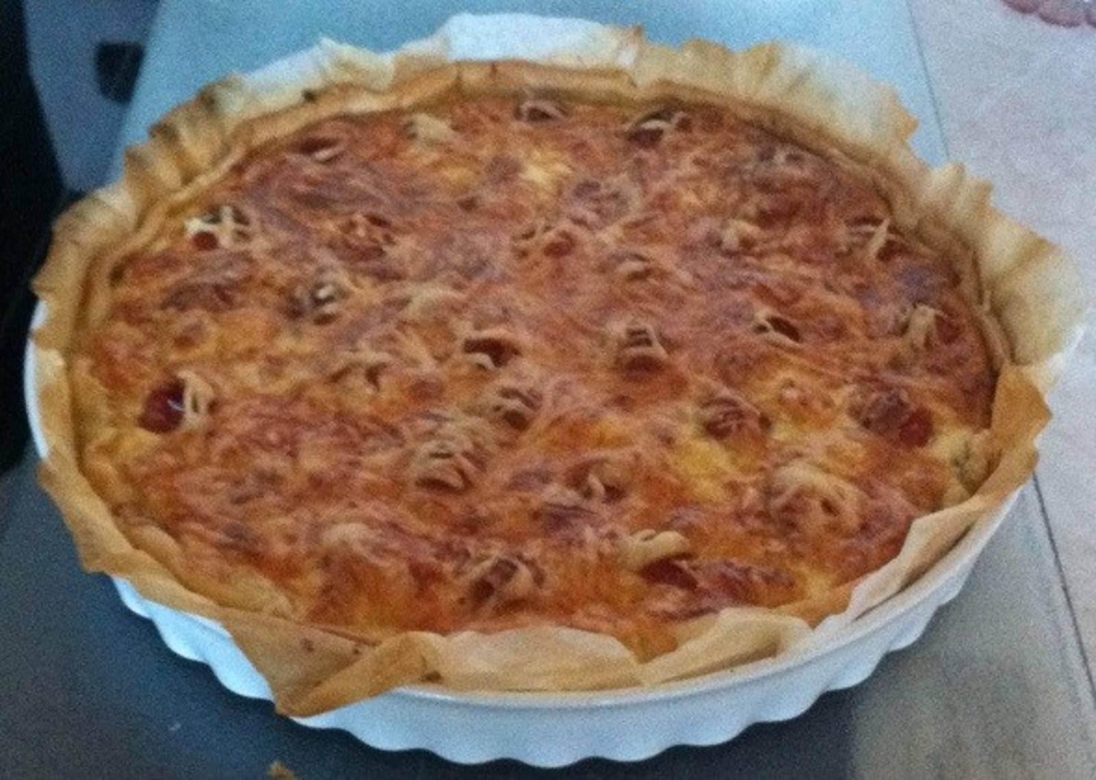 Schinken-Zucchini Quiche