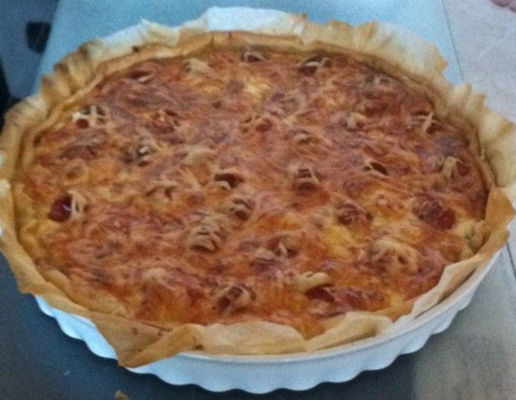 Schinken-Zucchini Quiche