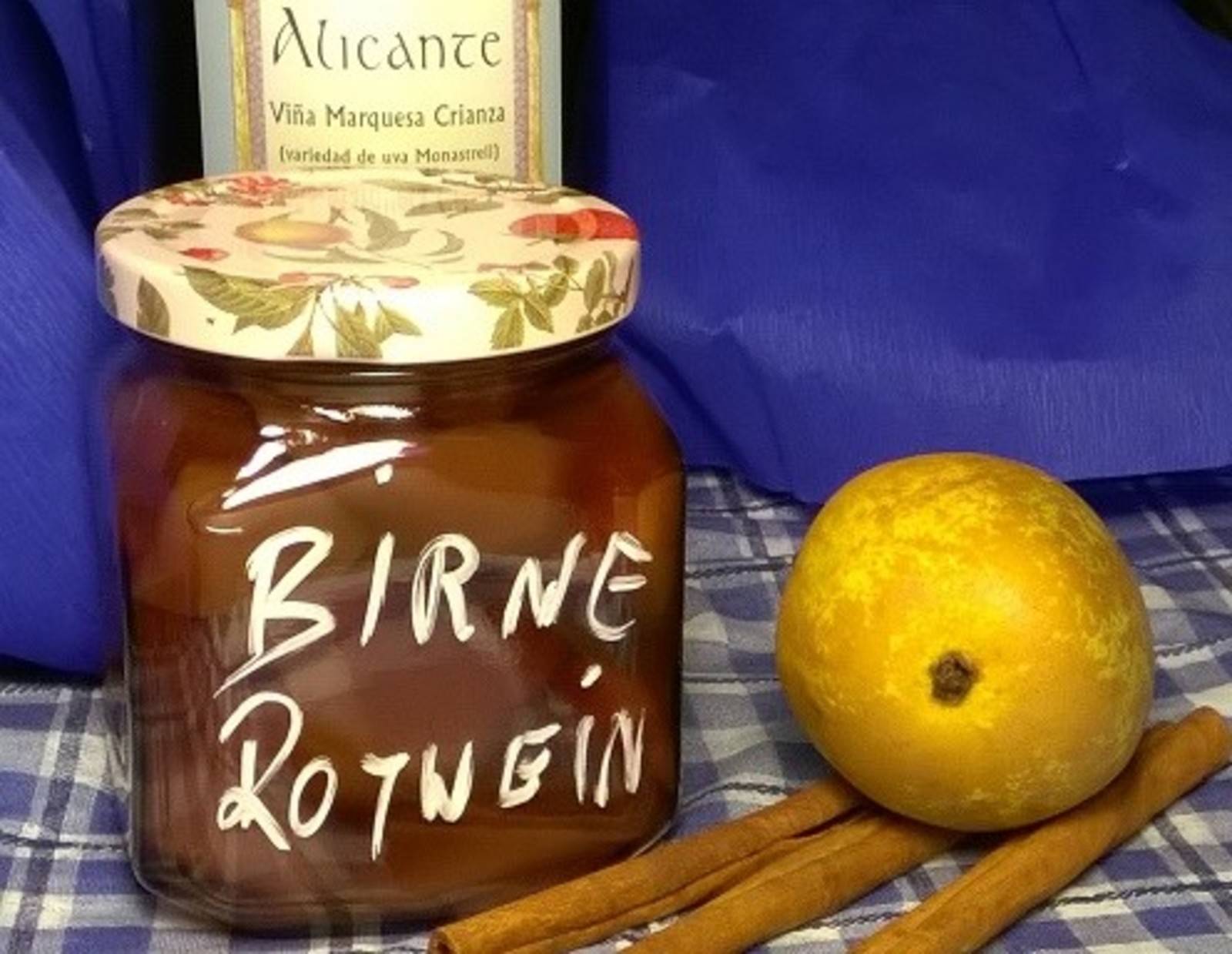 Rotwein-Birnen