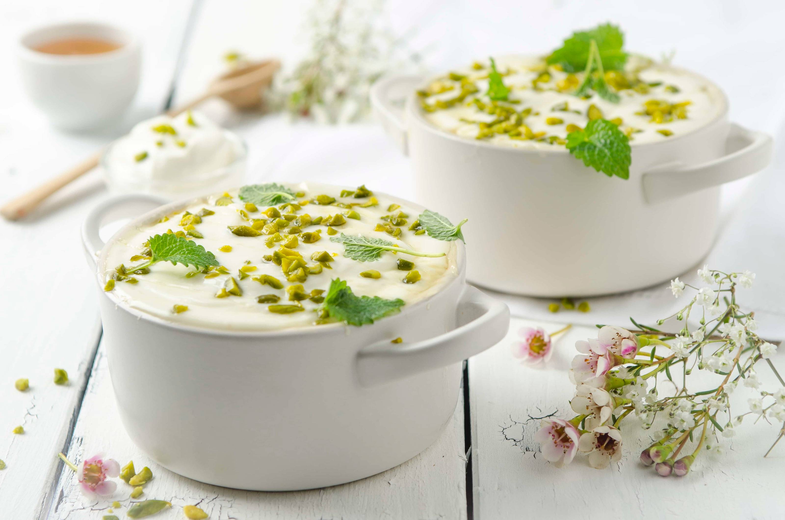 Topfentörtchen mit griechischem Joghurt und Honig Rezept