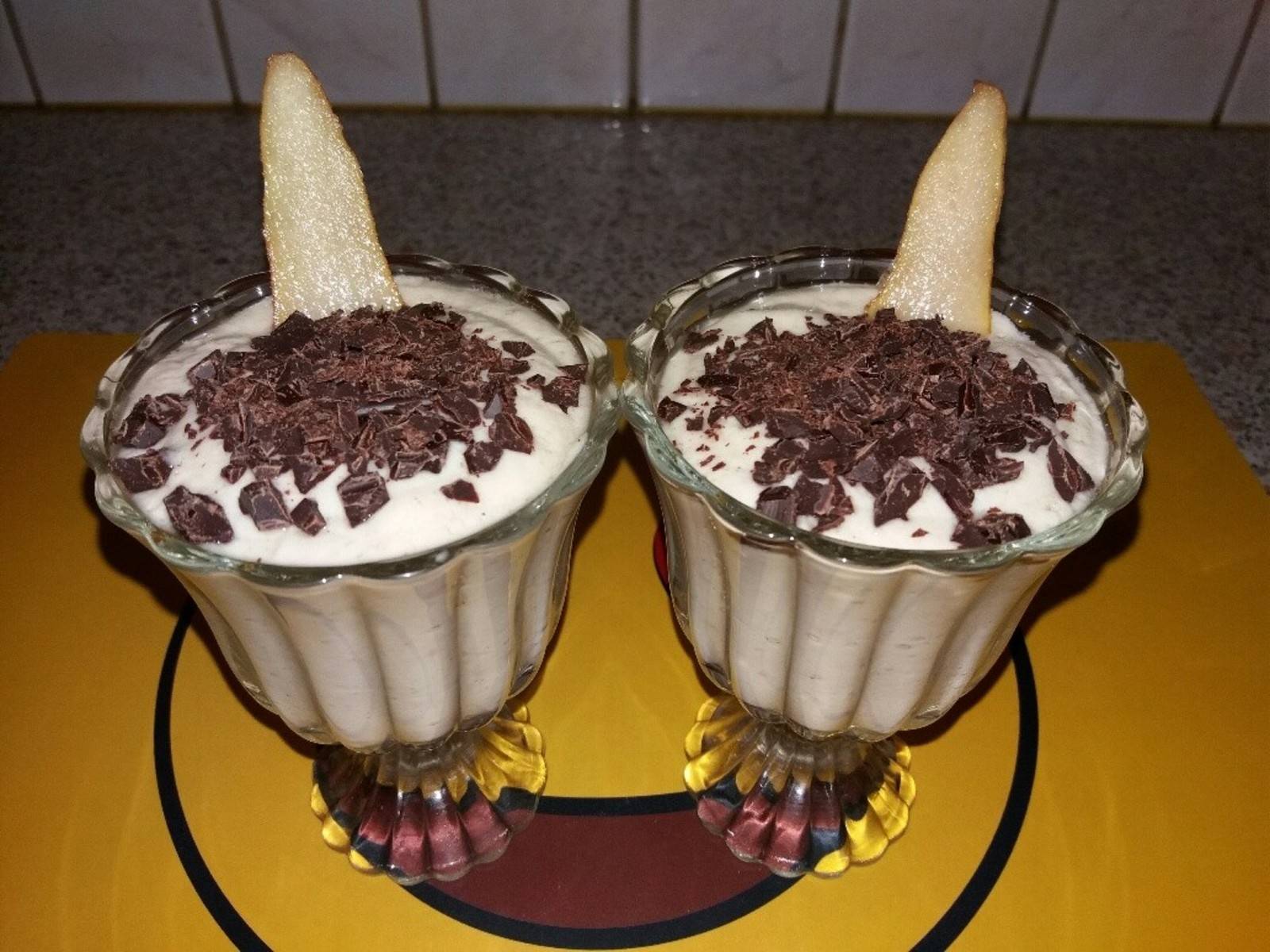 Birnen-Schokoladen-Creme Rezept - ichkoche.de Birnen-Schokoladen-Creme Rezept - ichkoche.de