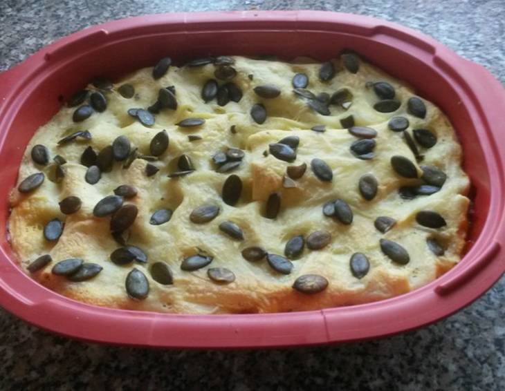 Kürbislasagne vegan