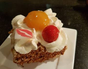 Obsttorte mit Mandelobers Obsttorte mit Mandelobers