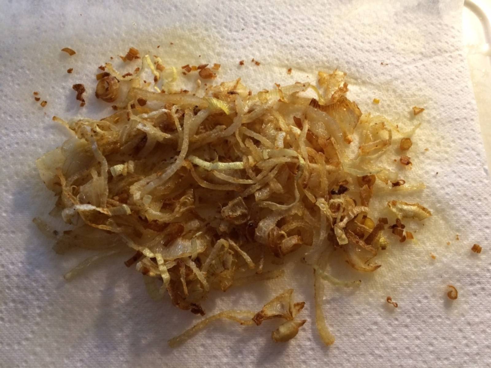 Frittierter Zwiebel