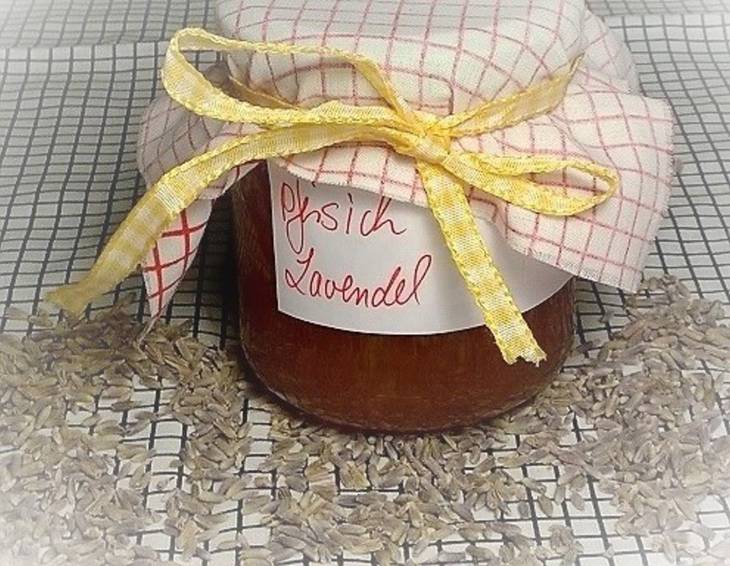 Pfirsich-Lavendel-Marmelade