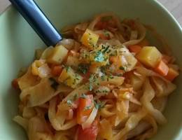 Scharfes Weißkraut-Ingwer-Curry Scharfes Weißkraut-Ingwer-Curry