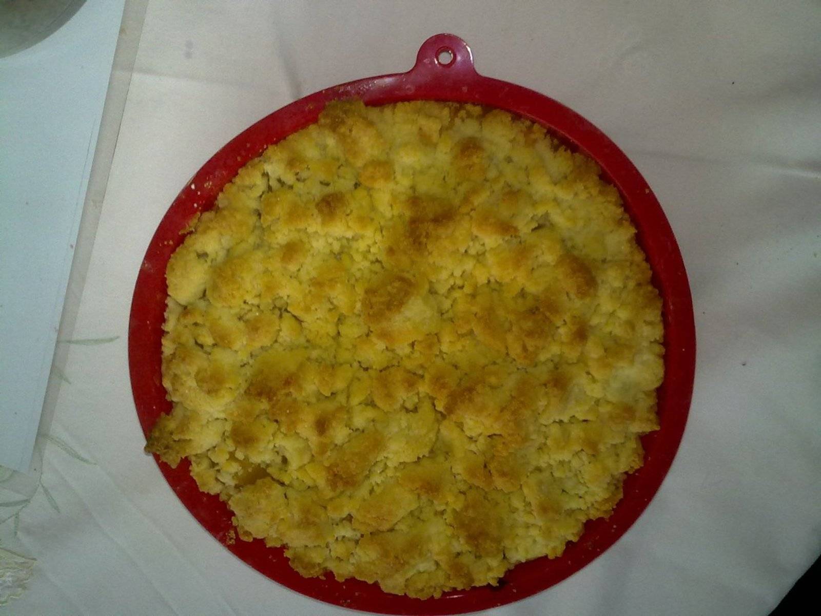 Pfirsichkuchen mit Streusel